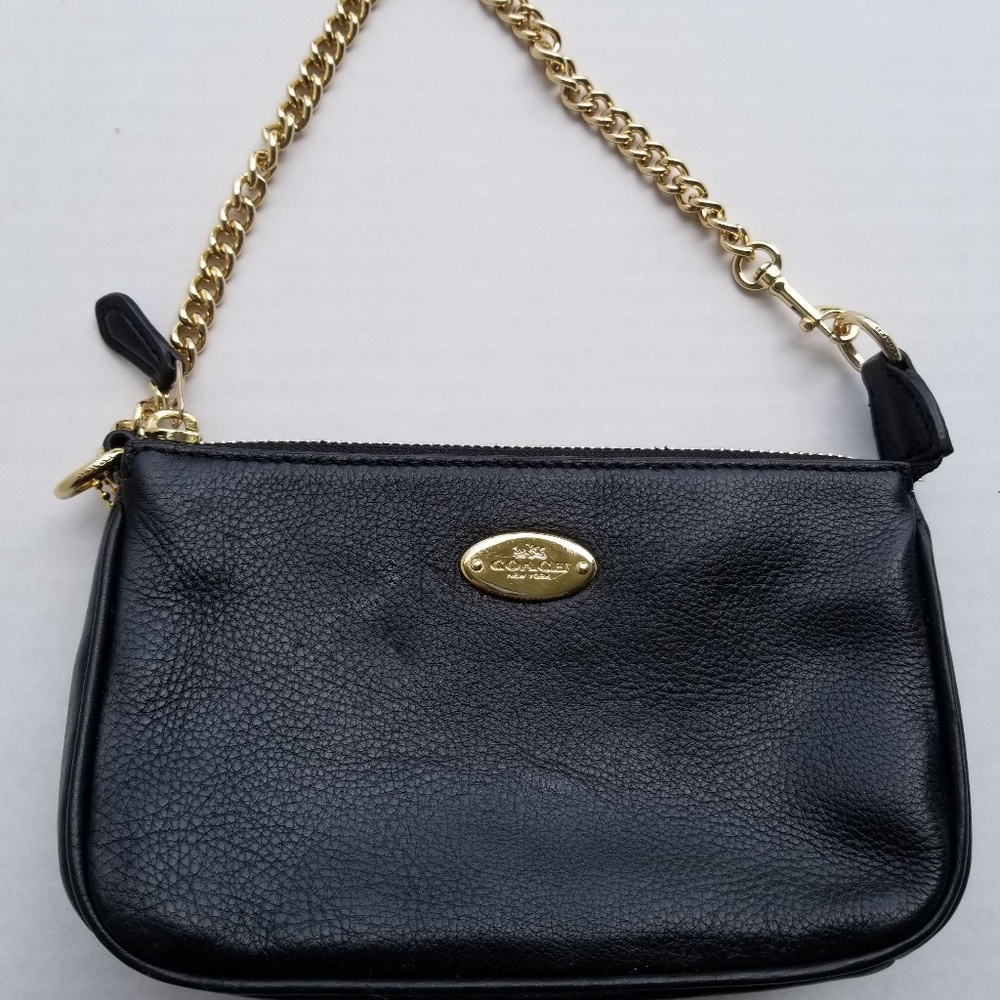 Coach Black Wristlet - Picture 1 of 8